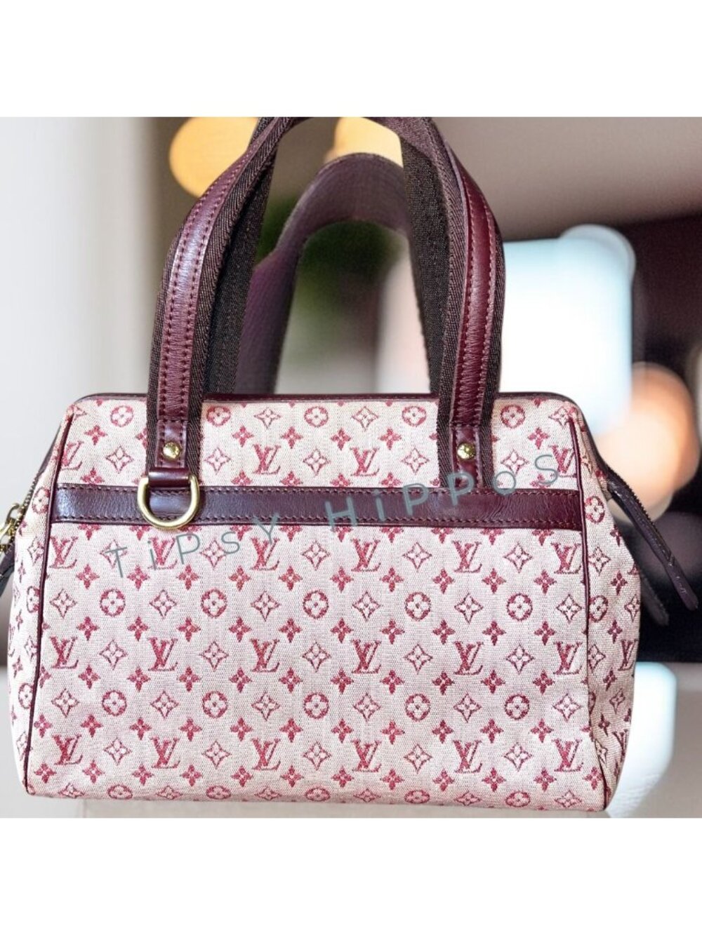 Louis Vuitton Monogram Mini Lin Josephine Bordeaux Mini Lin